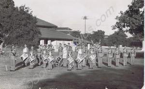 Drums led by Drum Major Foxwell. 5179750 Private P