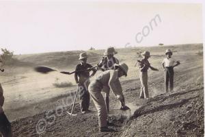 Road building  at Quetta. 1st Battalion, The Glouc