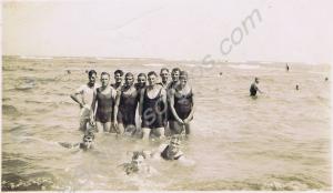 Bathing party. Alexandria, Egypt. 1st Battalion, T