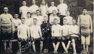 Boxing team. Charlie Skinner second from left, fro