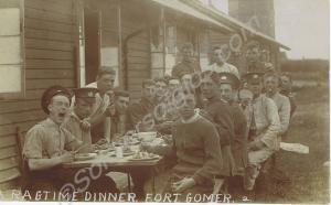 "A Ragtime Dinner". Charlie Skinner at front on ri