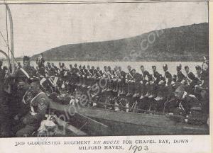 En Route. 3rd (Militia) Battalion, The Gloucesters