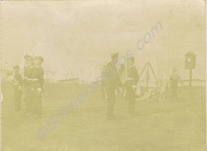Inspection of Regimental Guard by Captain R.F. Ker
