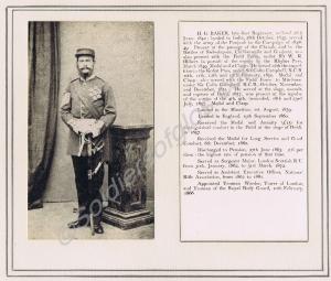 Sergeant-Major H.G. Baker. 61st South Gloucestersh