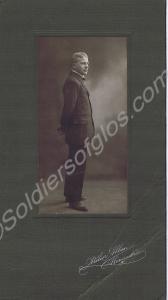 Gentleman in civilian dress. Possibly an officer o