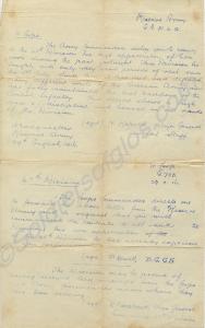 Copy of General's congatulatory letter to 48th Div
