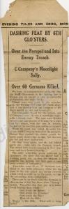 "Dashing feat by 6th Gloucesters". 1/6th Battalion