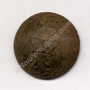 Uniform button of the 28th North Gloucestershire R