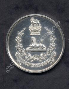 Silver shooting medalion, with the inscription 'Pr