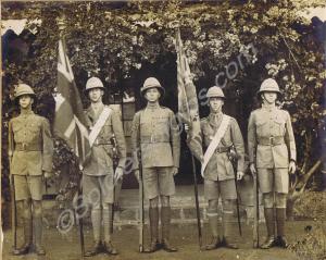 Colour Party. 2nd Battalion, The Gloucestershire R