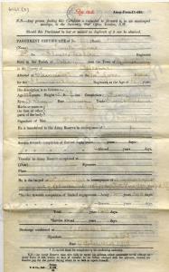 Certificate of Discharge. 8219 Private Frank Davis
