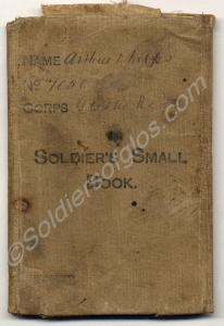 Soldiers' Small Book. 7050 Private Arthur Phelps.