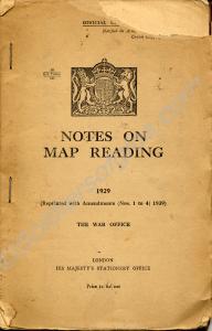 "Notes on Map Reading", 1939 [1929].