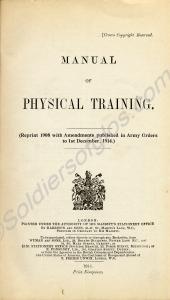 Hardback book bound in yellow cloth "Manual of Phy