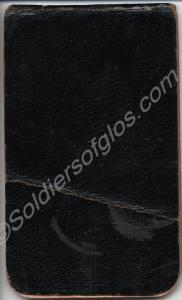Black note-pad diary of the Russian Campaign. 1919
