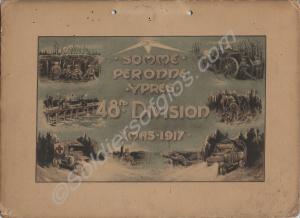Christmas card from 48th Division, 1917. With batt
