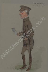 Cartoon watercolour of 'The Optimist (Another box-