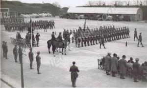 Back Badge Day Parade. Major J. Vicary, Captain Ph