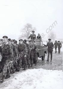 Brigadier and Mrs. A.R.A. Arengo-Jones being towed