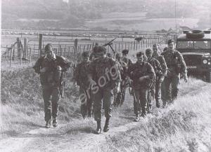 2nd Lieutenant T.J. Hurn and his platoon taking pa