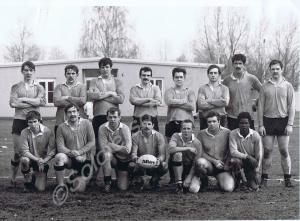 Rugby team.  After match with Gloucestershire Poli