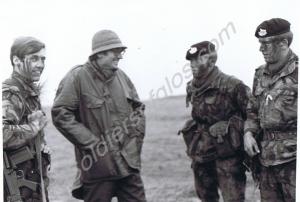 Lieutenant Hall with Privates Anderton and Jefferi