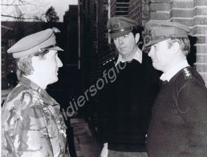 Brigadier Powell meets the Quartermasters. Captain