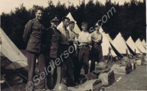 Windmill Camp. Privates  Amphlett, Berry, Laing, W
