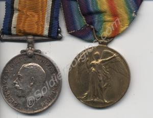 Group of two medals; British War Medal and Allied