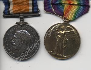 Group of two medals; British War Medal and Allied