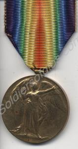 Allied Victory Medal. Awarded to 17435 Private Alb