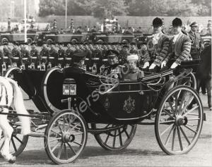 Her Majesty The Queen's Birthday Parade. Berlin. 2