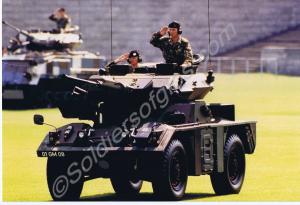 Fox armoured car. Her Majesty The Queen's Birthday