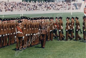 Her Majesty The Queen's Birthday Parade. Glouceste