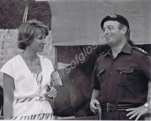 HRH The Duchess of Gloucester and  Lieutenant-Colo