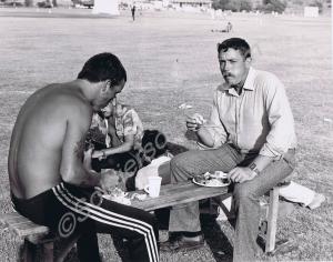Barbecue. Gloucestershire Regiment. Cyprus. Salama