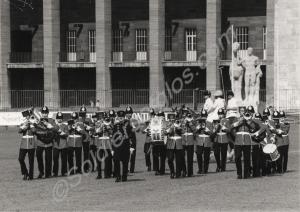 The Band at the polo tournament on the Maifeld. He