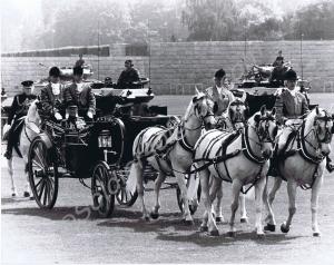 The Royal carriage. Her Majesty The Queen's Birthd