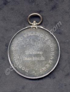 Silver A.S.C.B. Sports medal. Northern Command Tou