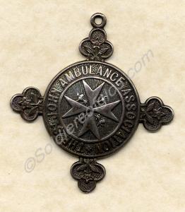 St. John's Ambulance Association Badge. Property o