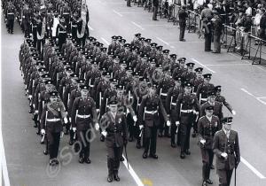 Allied Forces Day Parade. Gloucestershire Regiment