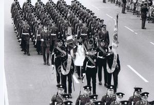 Allied Forces Day Parade. Gloucestershire Regiment
