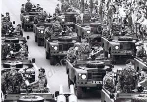 Allied Forces Day Parade. Gloucestershire Regiment