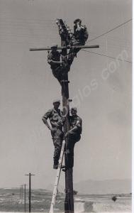 Signals at work. Gloucestershire Regiment. Cyprus.
