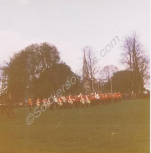 Band. Gloucestershire Regiment.  Gloucester. 1982.
