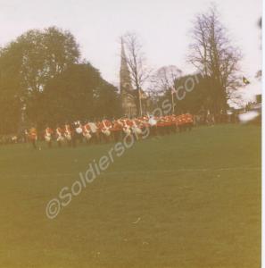 Band. Gloucestershire Regiment.  Gloucester. 1982.