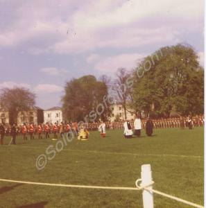 Drumhead Service. Gloucestershire Regiment.  Glouc