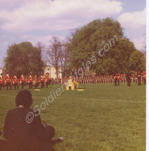 Drumhead Service. Gloucestershire Regiment.  Glouc