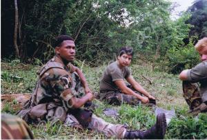Soldier of the Belize Defence Force with the Glouc