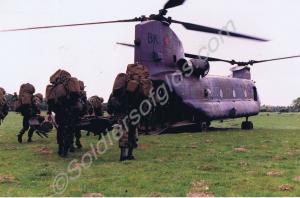 Anti-tank guided weapon platoon embarking on Chino